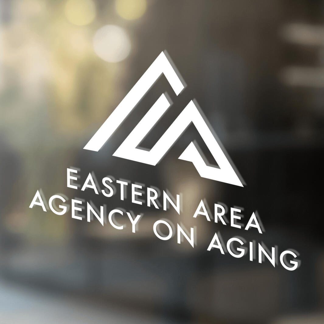Geometric logo design for Eastern Area Agency on Aging